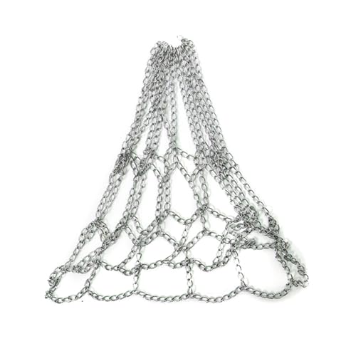 Haiki Geflochtenes Metallketten-Basketballnetz, Outdoor-Tor, Basketballnetz, Ersatz, Outdoor-Tor, Training, Basketballnetz Haiki Geflochtenes Metallketten-Basketballnetz, Outdoor-Tor, Basketballnetz, Ersatz, Outdoor-Tor, Training, Basketballnetz von Haiki
