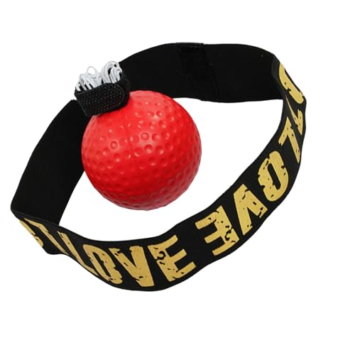 Hailerio Box-Reflexball | Punching-Box-Reaktionsball | Box-Speed-Trainingsball mit Kopfband, Punchingball für Reaktion, Geschwindigkeit, Kampffähigkeitstraining von Hailerio