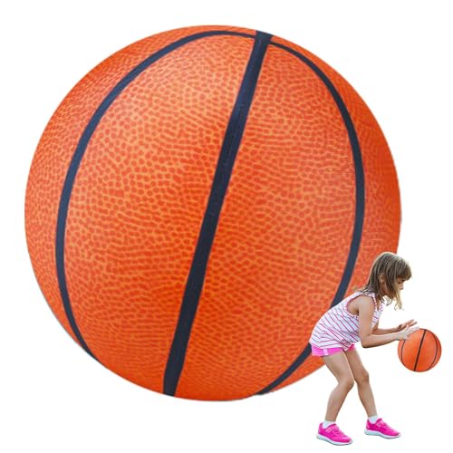 Hailerio Silent Basketball Dribbling Indoor,Silent Basketball,Trainingsball Weicher Basketball-PU-Basketballball - High-Density Mute Basketball, Lederball, Schaumstoffball für Kinder, Jugendliche, von Hailerio