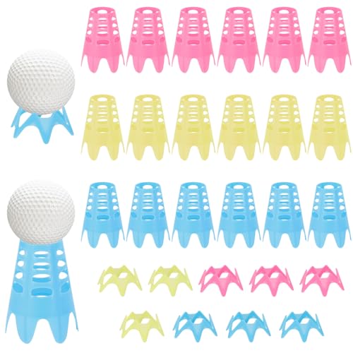 Haisheng 27 Stück Golf Tees Kunststoff, Golf-Simulator-Tees, 18 Hoch und 9 Kurz Golf Simulator Tees, Bunt Winter Tees Golf, Golf Matten Tees, Golftees für Winterrasen und Driving Haisheng 27 Stück Golf Tees Kunststoff, Golf-Simulator-Tees, 18 Hoch und 9 Kurz Golf Simulator Tees, Bunt Winter Tees Golf, Golf Matten Tees, Golftees für Winterrasen und Driving von Haisheng