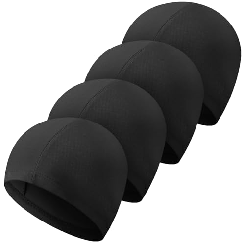 Halinuia 4 Stück Unisex Badekappen, Stoff Badekappen elastische Schwimmhaube rutschfeste Schwimmkappe Badehaube für langes und kurzes Haar Halinuia 4 Stück Unisex Badekappen, Stoff Badekappen elastische Schwimmhaube rutschfeste Schwimmkappe Badehaube für langes und kurzes Haar von Halinuia