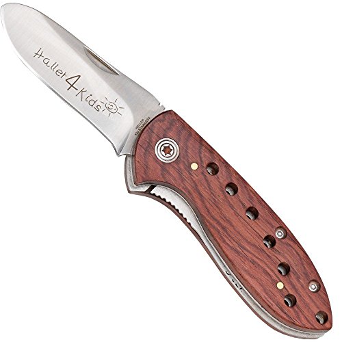 Haller Unisex – Erwachsene Kinder-Taschenmesser, braun, one Size Haller Unisex – Erwachsene Kinder-Taschenmesser, braun, one Size von Budoten