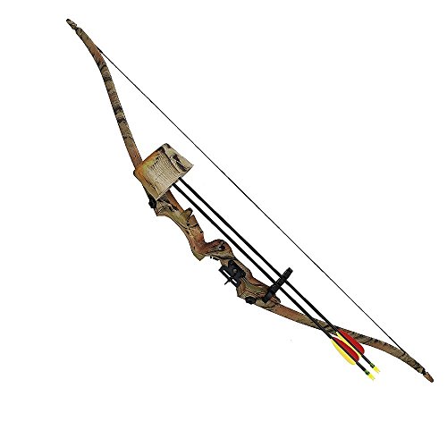 Haller Recurve Bogenset Camodesign mit Fiberglas Wurfarmen, 1,20 Meter Gesamtlänge, 20 lbs Zuggewicht, Beidhändig Haller Recurve Bogenset Camodesign mit Fiberglas Wurfarmen, 1,20 Meter Gesamtlänge, 20 lbs Zuggewicht, Beidhändig von Haller