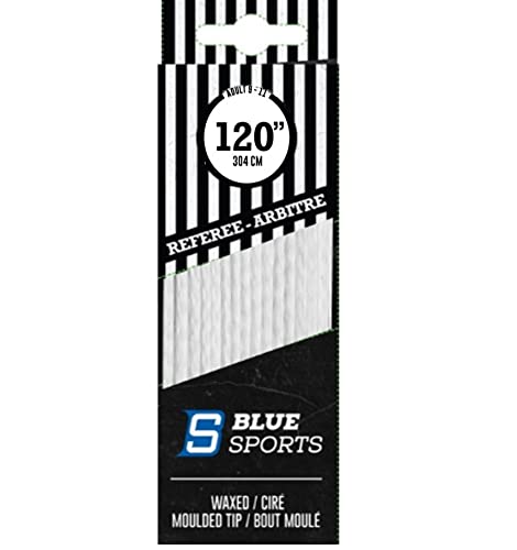 Halona Blue Sports Referee Skate Lacenon-Waxed Schnürsenkel Schiedsrichter Eishockey (108 Zoll) (274) von Halona