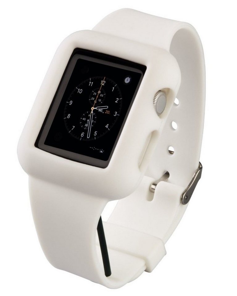 Hama Handyhülle Silikon Uhren-Band Armband Sport-Band, für Apple Watch 38mm Series 0 1. Generation Series 1 2 2. Gen 3 3. Gen Hama Handyhülle Silikon Uhren-Band Armband Sport-Band, für Apple Watch 38mm Series 0 1. Generation Series 1 2 2. Gen 3 3. Gen von Hama