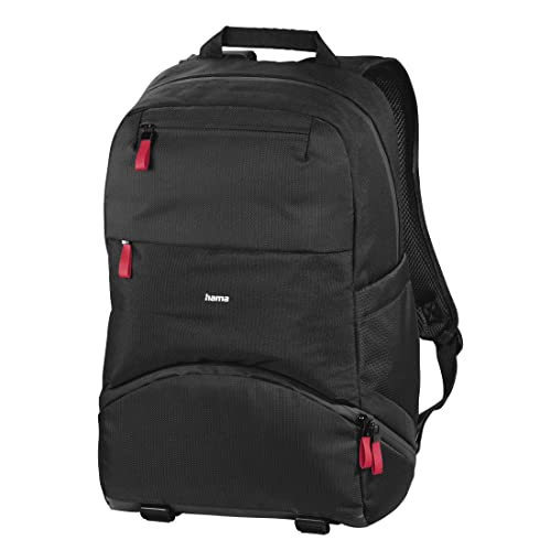 Hama Kamerarucksack (großer Fotorucksack mit Regenschutz, ergonomisch, variable Einsätze, Fach für Tablet und Laptop bis 15,6“, zum Wandern und Reisen, recyceltes PET, gepolstert) schwarz Hama Kamerarucksack (großer Fotorucksack mit Regenschutz, ergonomisch, variable Einsätze, Fach für Tablet und Laptop bis 15,6“, zum Wandern und Reisen, recyceltes PET, gepolstert) schwarz von Hama