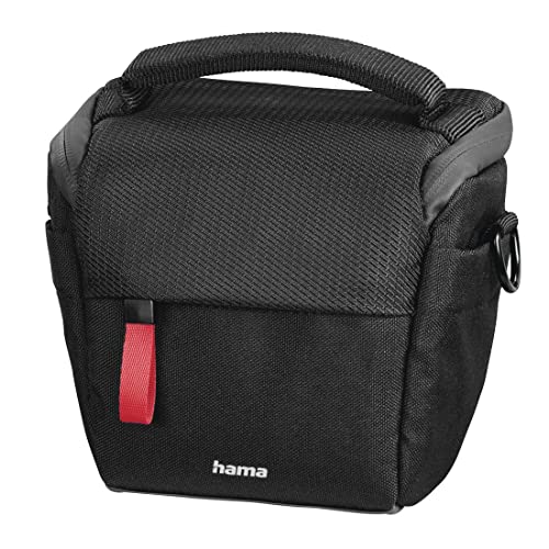 Hama Kameratasche Matera 100 Colt (kompakte Fototasche für Gürtelschlaufe, Colttasche für Digitalkamera und Zubehör, Umhängetasche mit Schultergurt und Zubehörfächern, recyceltes PET) schwarz Hama Kameratasche Matera 100 Colt (kompakte Fototasche für Gürtelschlaufe, Colttasche für Digitalkamera und Zubehör, Umhängetasche mit Schultergurt und Zubehörfächern, recyceltes PET) schwarz von Hama