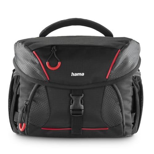 Hama Kameratasche (Fototasche für Digitale SLR Kameras mit Zubehör, Halterung für Kamerastativ, Regenschutz, gepolstert, Tragegriff, Trolleyband, abwischbarer Boden, ergonomisch) schwarz Hama Kameratasche (Fototasche für Digitale SLR Kameras mit Zubehör, Halterung für Kamerastativ, Regenschutz, gepolstert, Tragegriff, Trolleyband, abwischbarer Boden, ergonomisch) schwarz von Hama