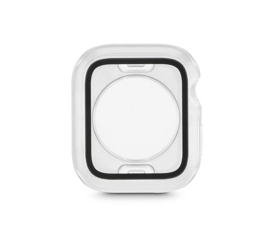 Hama Smartwatch-Hülle Schutzhülle für Apple Watch 7, Apple Watch 8 und Apple Watch 9, 41 mm, elegant, für Sport und Alltag, Rundumschutz, transparent, robust von Hama