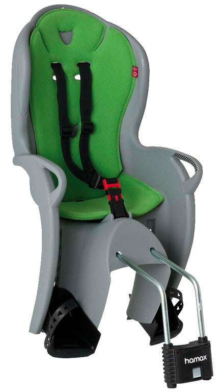 Hamax Kindersitz Hamax Kiss grau/grün, Befestigung Rahmenrohr von Hamax