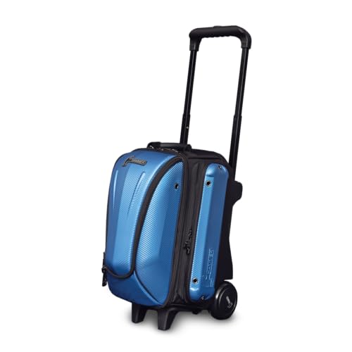 Hammer Unisex-Erwachsene Carbon Shield Bowlingtasche mit Doppelrolle, Blau Bowling-Taschen, Einheitsgröße von Hammer