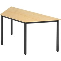 Hammerbacher Konferenztisch D-Serie (Tischplatte: 160 x 69|Tischbein: Rechteckig SW|Dekor: Ahorn) von Hammerbacher