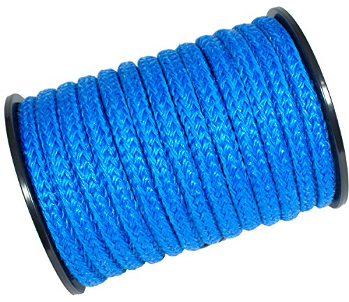Handelsminister.com 30m Kunststoffseil 16mm 2400kg grün beige blau schwimmfähig Polyprolylen PP-Seil Seil Tau salzwasserbeständig, Farbe:blau Handelsminister.com 30m Kunststoffseil 16mm 2400kg grün beige blau schwimmfähig Polyprolylen PP-Seil Seil Tau salzwasserbeständig, Farbe:blau von Handelsminister.com