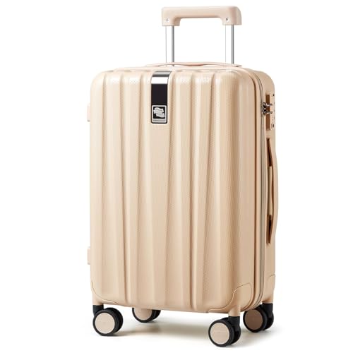 Hanke Handgepäck Leichter Hardside PC Kabinenkoffer, Kuba Sand, Underseat 14-Inch Hanke Handgepäck Leichter Hardside PC Kabinenkoffer, Kuba Sand, Underseat 14-Inch von Hanke