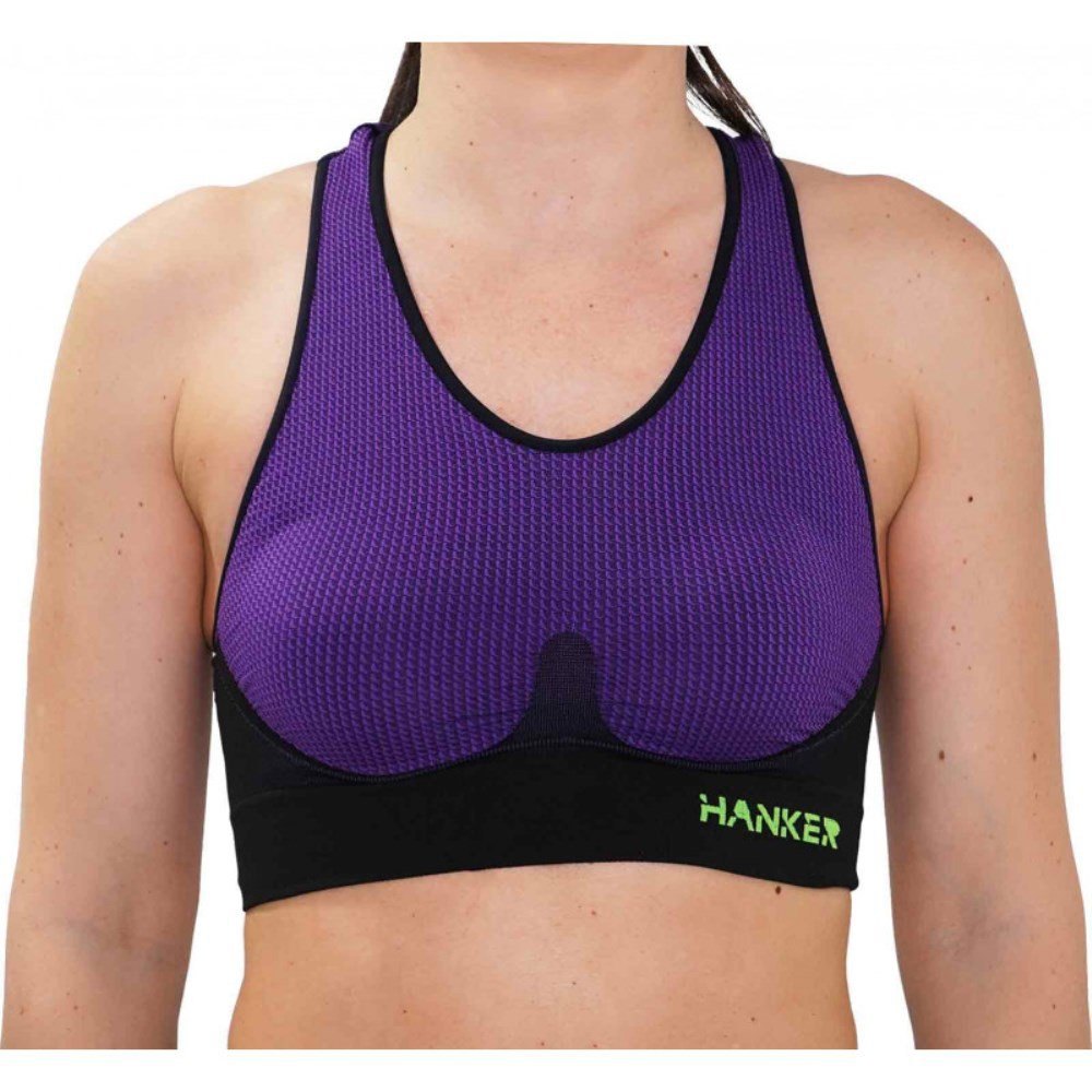 Hanker Yemen Sports Bra Lila L Frau von Hanker