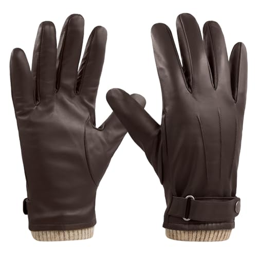 Handschuhe Herren, Winter Handschuhe Herren Leicht Warme Weiche Gloves Laufhandschuhe Fahrradhandschuhe Herren Winter Sporthandschuhe Strickhandschuhe Thermohandschuhe Thermo Outdoor von Hanraz