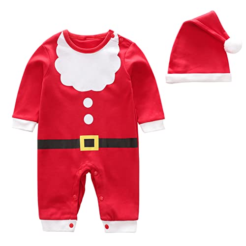 Hanraz Angebote des Tages Heute, Weihnachtsoutfit Baby Weihnachtsoutfit Mädchen Mein Erstes Weihnachten Baby Weihnachtsmann Kostüm Baby Weihnachtsoutfit Mädchen Baby Mädchen Kleidung von Hanraz