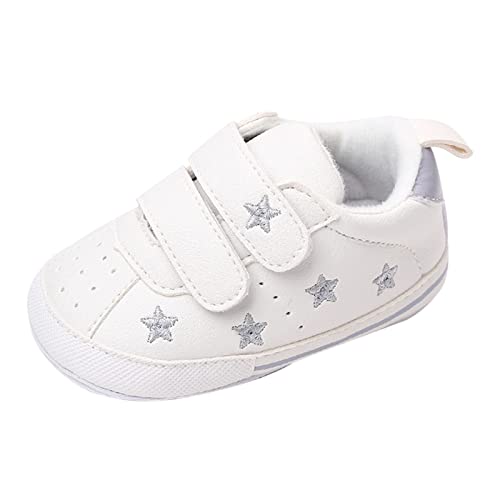 Hanraz Lauflernschuhe Baby wasserdicht, Lauflernschuhe Baby Gefüttert Outdoor Weiche Sohle rutschfeste Lauflernschuhe Lederpuschen Unisex Gefüttert Warm Sockenschuhe von Hanraz