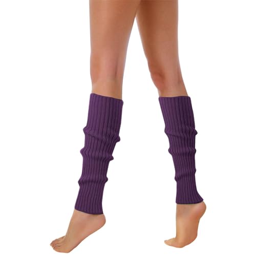 Hanraz Stulpen Damen weiß Strick, blitzangebote, Stulpen Damen Y2k Strick Stulpen Damen Weiß Aesthetic Bequem Legwarmers Schlittschuhe Damen Warm Winter Beinstulpen von Hanraz