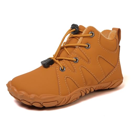 Hanraz Wanderschuhe Kinder,Outlet Angebote,Winterstiefel Jungen 36,Winterschuhe Jungen Gefüttert Warm Winterboots Junge Jungen Winterschuhe Schneestiefel Mädchen Winterschuhe Kinder Jungen von Hanraz