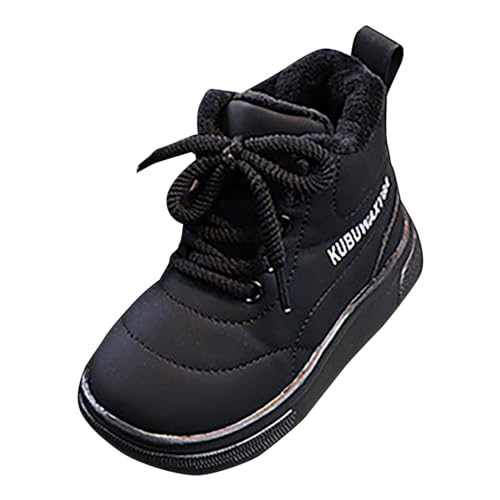 Hanraz Winterstiefel Jungen, Black Friday, Winterschuhe Jungen 38, Winterschuhe Jungen Gefüttert Bequem Schneestiefel Winterboots Junge Schneestiefel Jungen Schuhe Kinder Schneeanzug Kinder von Hanraz