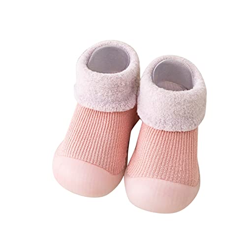 Krabbelschuhe Baby Outdoor Klett, Lauflernschuhe Baby Gefüttert rutschfeste Weiche Sohle Outdoor Barfußschuhe Lauflernschuhe Unisex Gefüttert Herbst Lederpuschen Krabbelschuhe Baby Outdoor Klett, Lauflernschuhe Baby Gefüttert rutschfeste Weiche Sohle Outdoor Barfußschuhe Lauflernschuhe Unisex Gefüttert Herbst Lederpuschen von Hanraz