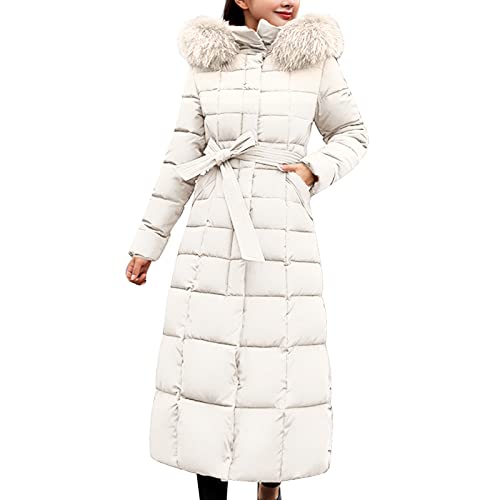 Sale Angebote, Winterjacke Damen Mit Fellkapuze Daunenjacke Damen Casual Outdoor Damen Jacke Winter Elegant Wintermantel Damen Mantel Damen Herbst von Hanraz