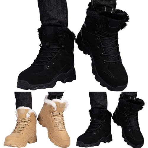 Winterschuhe Herren, Schneestiefel Schuhe Herren Winter Winterstiefel Herren Gefüttert Und Wasserdicht Winter Boots Men Winterstiefel Moonboots Winter Schuhe Herren Warm Schneestiefel Herren von Hanraz