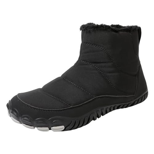 Winterstiefel Herren, Black Friday, Winter Barfußschuhe Herren Fahrradschuhe Leicht Warm Barfußschuhe Wasserdicht Trekkingschuhe Barefoot Shoes Women Trailrunning Schuhe Männer von Hanraz