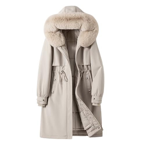 blitzangebote des Tages, Winterjacke Damen Mit Fellkapuze Winterjacke Mädchen Puffer Elegant Damen Jacke Winter Outdoor Jacke Damen Winter Winterjacke Damen Lang von Hanraz