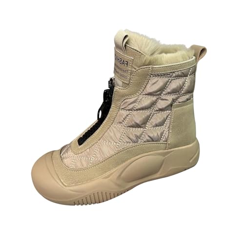 Boots Damen beige, Black Friday, Winterstiefel Damen Wasserdicht Gefüttert Halbhohe Schneestiefel Winterschuhe Bequem rutschfeste Stiefeletten Warme Winter Boots Boots Damen beige, Black Friday, Winterstiefel Damen Wasserdicht Gefüttert Halbhohe Schneestiefel Winterschuhe Bequem rutschfeste Stiefeletten Warme Winter Boots von Hanraz