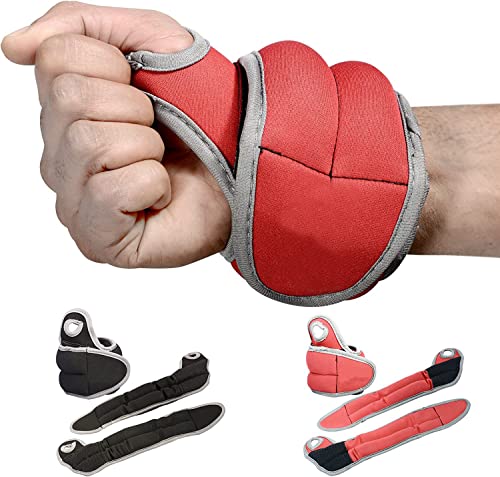 HANSSON.SPORTS Gewichtsmanschetten Laufgewichte f. Hand-Gelenke - rot 2x1,5kg HANSSON.SPORTS Gewichtsmanschetten Laufgewichte f. Hand-Gelenke - rot 2x1,5kg von Hansson.Sports