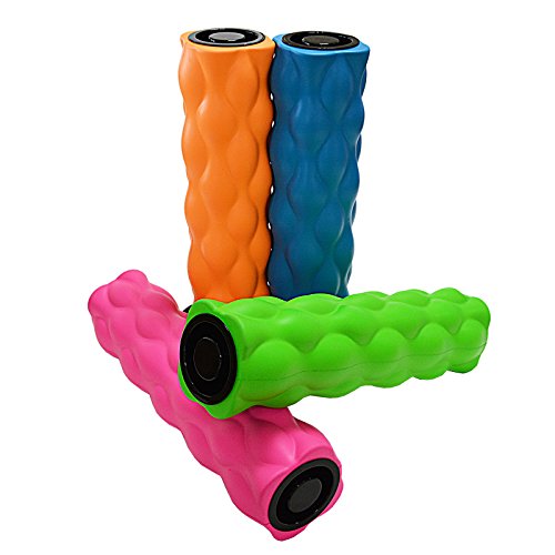 Massageroller Yogarolle Faszienroller aus Schaumstoff, 46cm lang, 13 x 11 cm, Farbe: Pink von Hansson.Sports