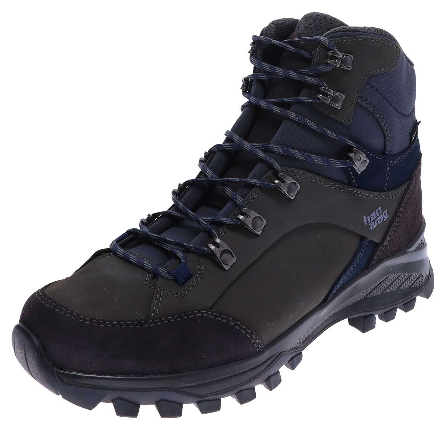 Banks GTX Navy Asphalt Wanderstiefel Herren Grau von Hanwag