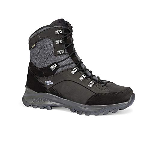 Hanwag Banks Winter GTX Men Größe UK 12 black/asphalt von Hanwag