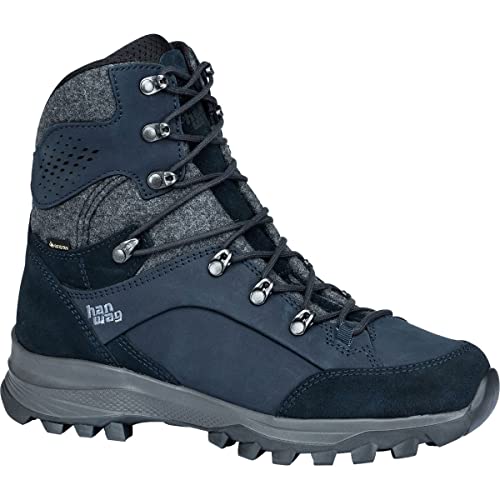 Hanwag Banks Winter Lady GTX Größe UK 7,5 Navy/Asphalt von Hanwag