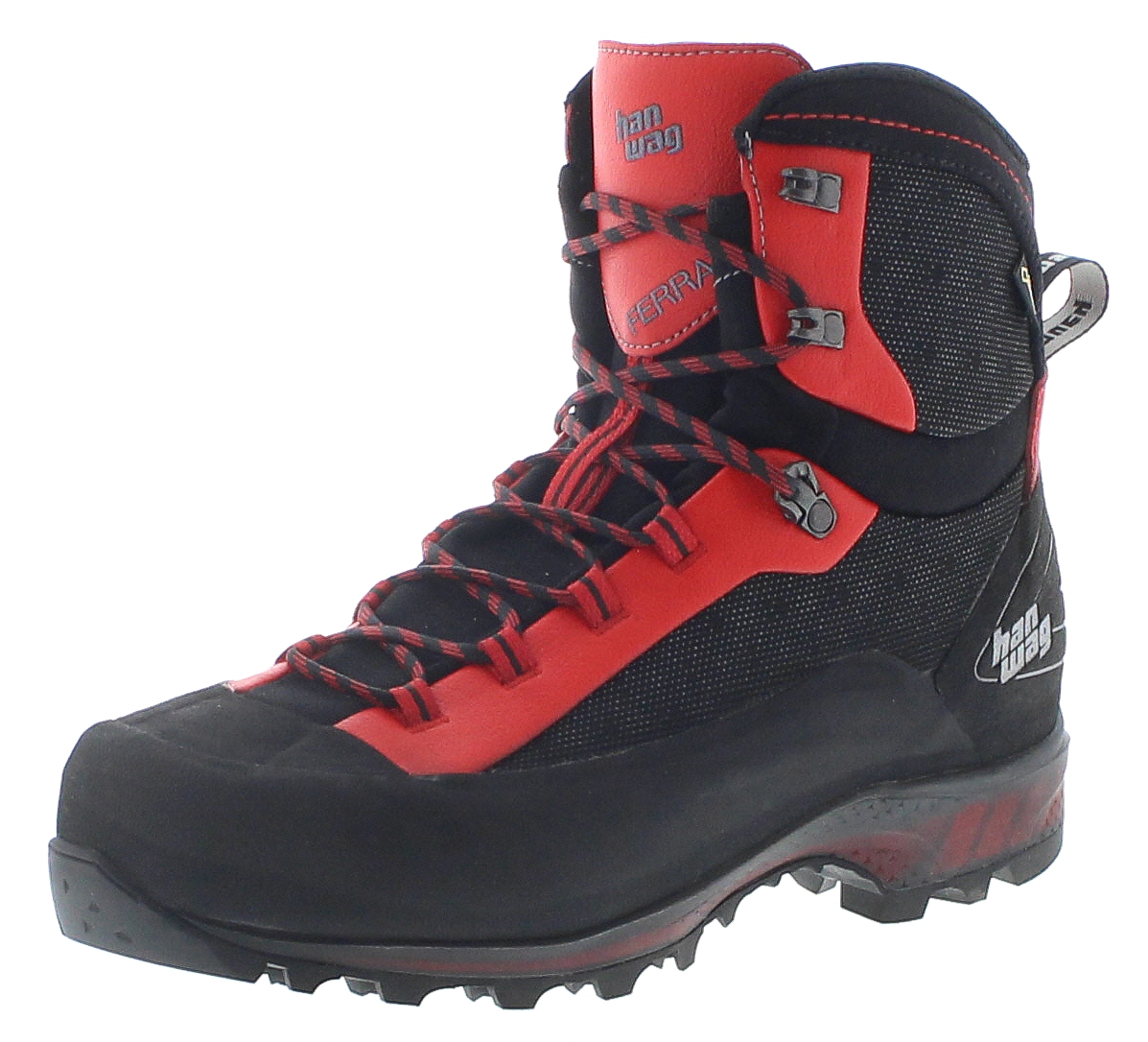 FERRATA II GTX  Black Red Herren Trekkingstiefel von Hanwag