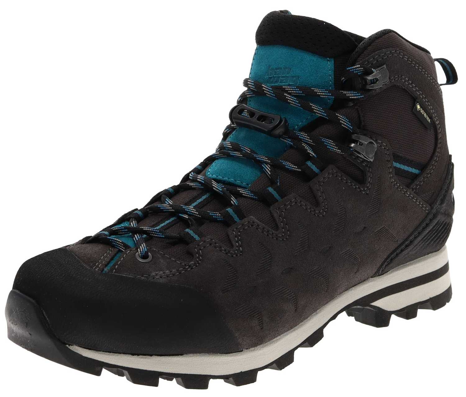 MAKRA LIGHT Lady GTX Asphalt Blue Green Damen Trekkingstiefel von Hanwag