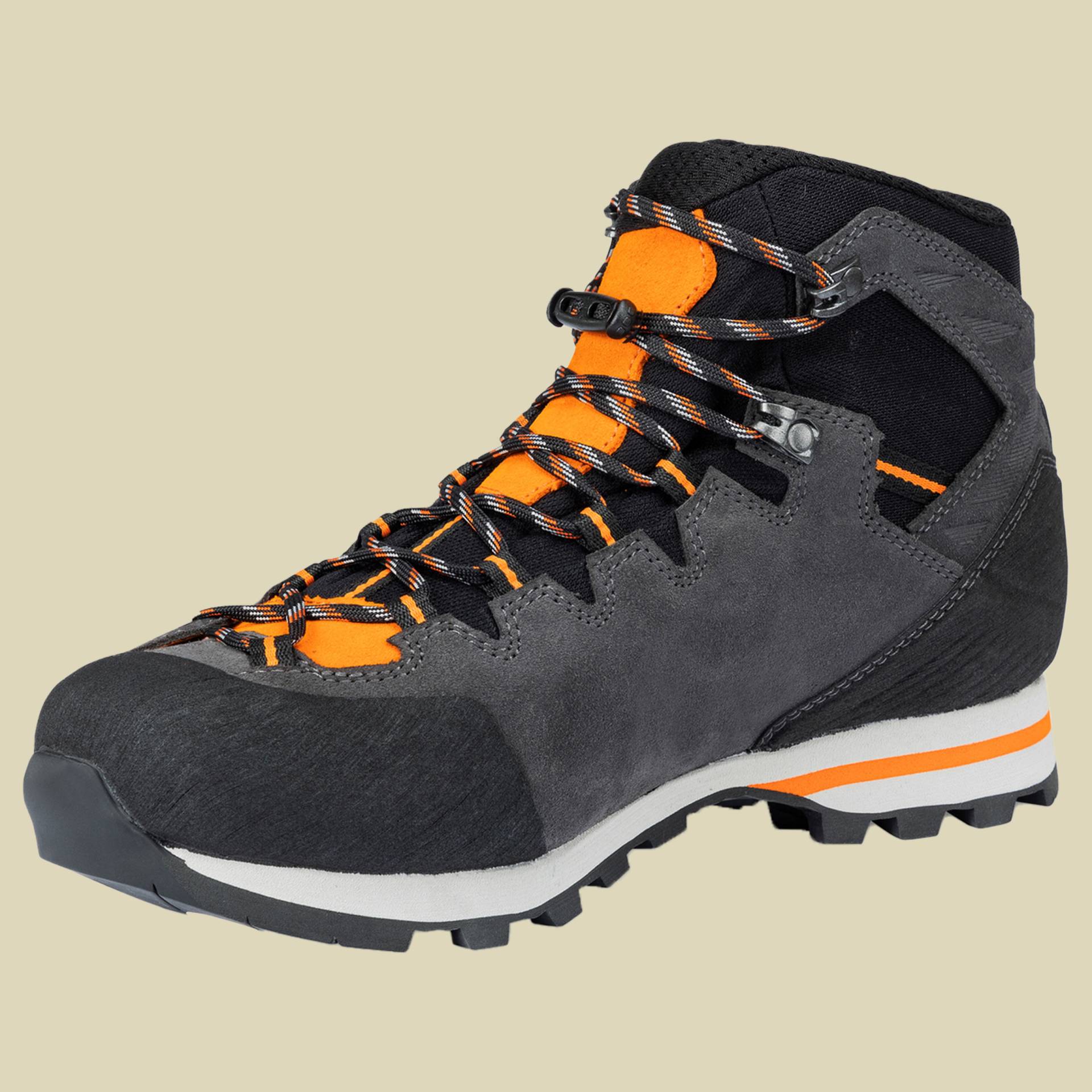 Makra Light GTX Men Größe UK 10,5 Farbe asphalt/orange von Hanwag