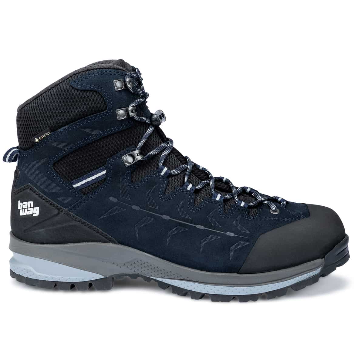 Hanwag Makra Trek SF Extra GTX Herren (Dunkelblau 7,5 41.5 EU)  Typ BC (Stabile Bergstiefel) Trekkingschuhe von Hanwag