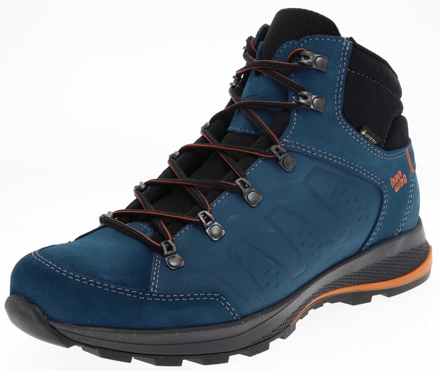 Torsby GTX Seeblau Orange Herren Wanderschuhe von Hanwag