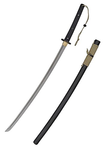 Hanwei SH2462 Tactical Katana 100,3 cm lang mit Scheide Hochwertiges Schwert LARP Samurai ab 18 Jahren von CAS Hanwei