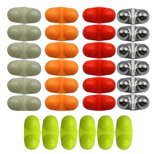 Haodream 30Pcs Angelrute Glocken Angelrute Alarm Warnt Glocken Angelrute Bites Alarm Angeln Glocken Alarm Für Nacht Angeln von Haodream