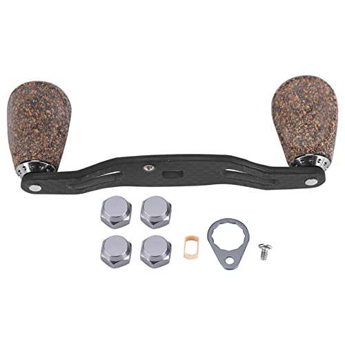 DIY Angelrolle Griff, Angelrolle Griff Knopf Ersatz Knopf Carbon Fiber Holz Angelrollen Griff Cranking Angelrolle Rocker für Baitcast Baitcastingrolle Baitcasting DIY Angelrolle Griff, Angelrolle Griff Knopf Ersatz Knopf Carbon Fiber Holz Angelrollen Griff Cranking Angelrolle Rocker für Baitcast Baitcastingrolle Baitcasting von Haofy