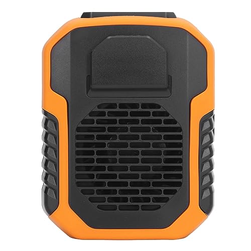 Haofy Tragbarer Körperclip-Ventilator, Hängender Mini-Taillenventilator, USB-Aufladung für Sport (Orange) von Haofy