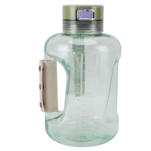 Haofy Wasserstoff-Wasserflasche 1,5 L mit SPE-PEM-Technologie, Großes Fassungsvermögen, Tragbares, Auslaufsicheres Design für Familie und Fitness (hellgrün) von Haofy