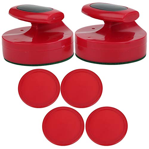 Hockey Air Puck, Hockey Game Table 94Mm Slider Pusher Set with 4 Pucks Accessories Large Size Red Hockey Air Puck, Hockey Game Table 94Mm Slider Pusher Set with 4 Pucks Accessories Large Size Red von Haofy