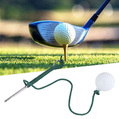 Golf Driving Ball Swing Hit Training Training Hilfe Golf Fly Swing Training Seilball Golf Training Seilball für Outdoor Golf Club Übungszubehör von Haokaini