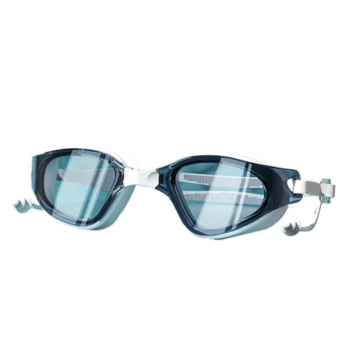 Haoyull Professionelle Schwimmbrille, Anti-Beschlagschutz, angepasst, für Herren und Damen, wasserdicht, Silikon, Brillen von Haoyull