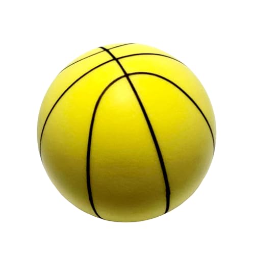 Haoyull Squeezable Bouncings Basketball Bouncings Mutes Indoor Silents Basketball Low Noise Children Pat Training von Haoyull